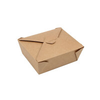 150 Lunchboxen, Pappe "pure" 1000 ml 5 cm x 12...