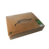 50 Transport- und Catering-Kartons, Pappe "pure" 8 cm x 46,4 cm x 31,3 cm braun "100% Fair"