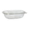 200 Feinkost- und Salatschalen mit Klappdeckeln, PLA "pure" 750 ml 6,6 cm x 20,5 cm x 16,8 cm